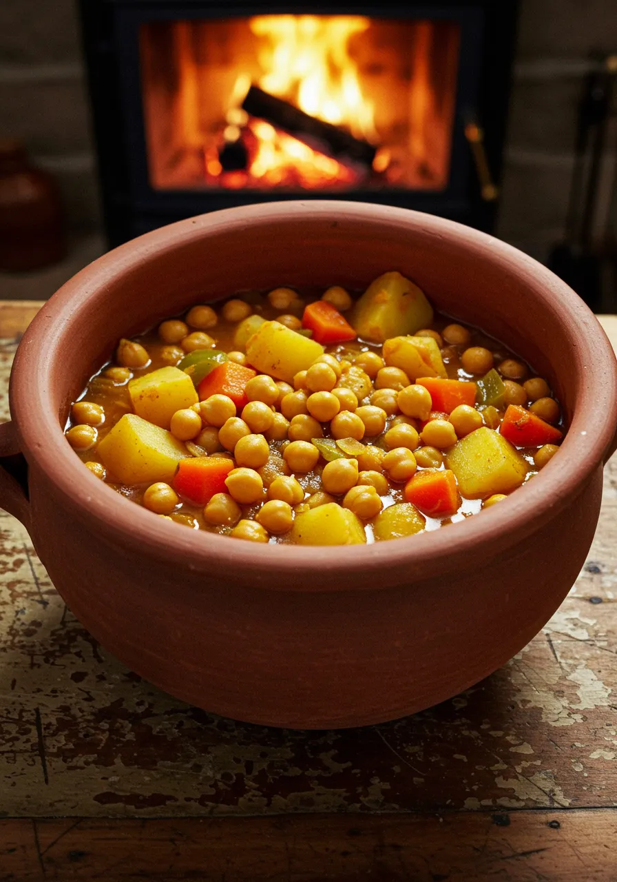 Spiced Chickpea Stew - tertiary view